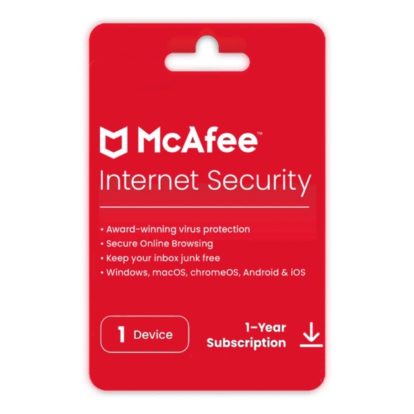 McAfee Internet Security - 1 Device for 1 Year - Image 1