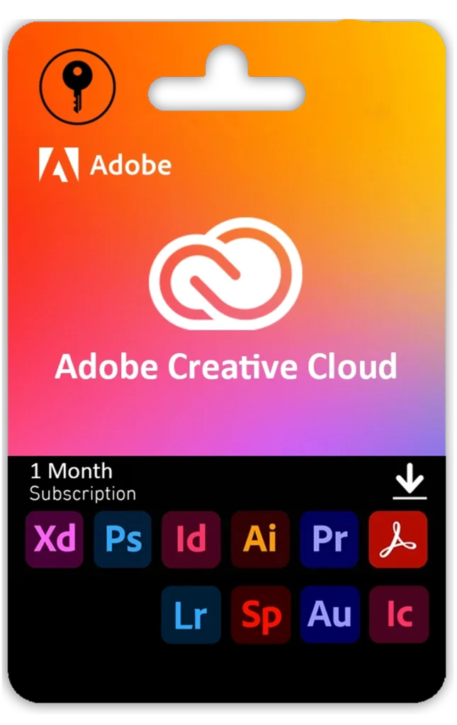 Adobe Creative Cloud – 1 Month Subscription