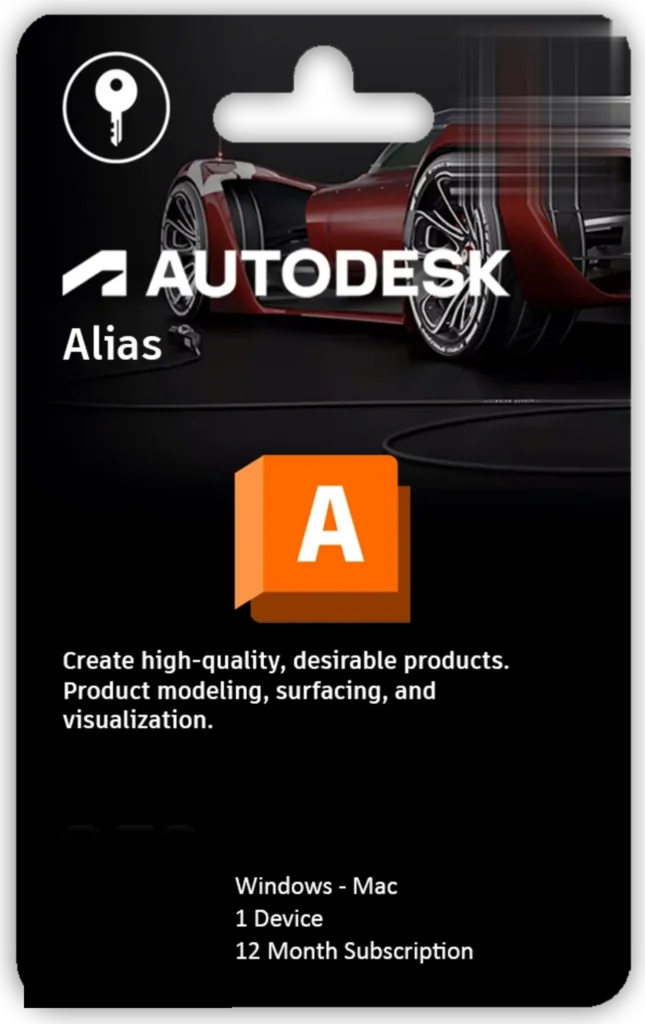 Autodesk Alias 2026 – Digital Software License