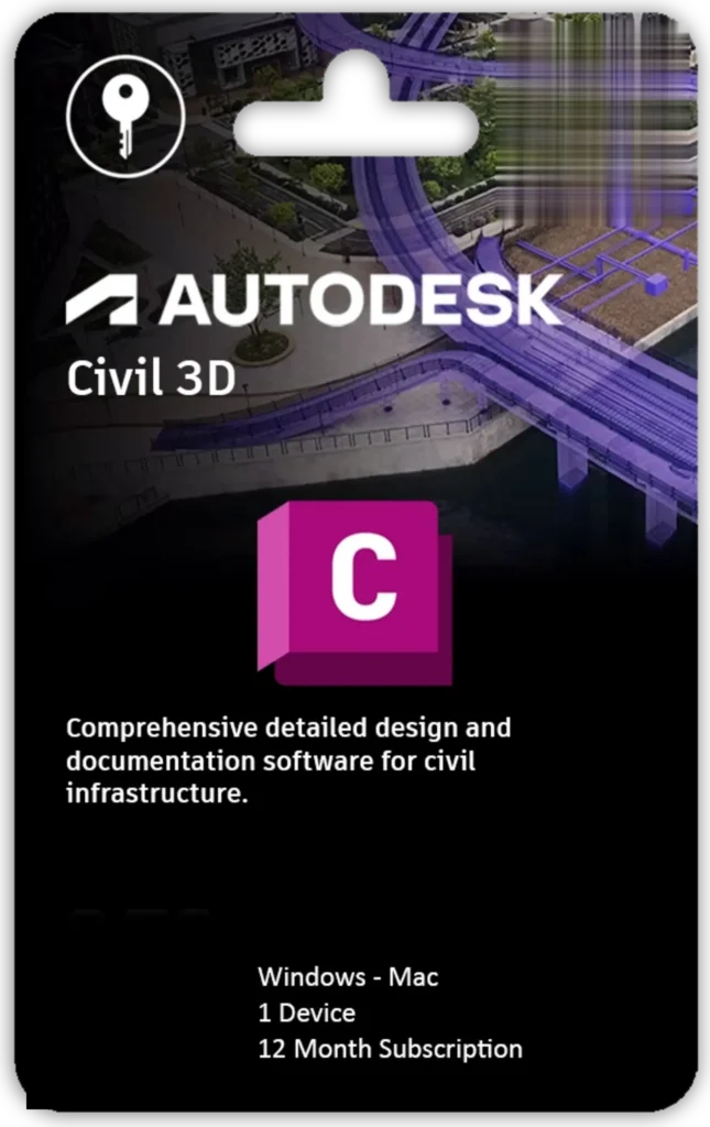 Autodesk Civil 3D – Digital Software License