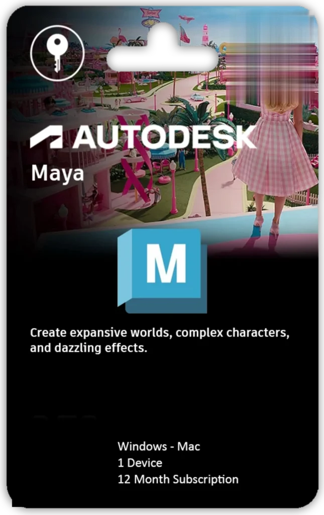 Autodesk Maya – Digital Software License