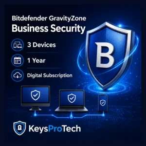Bitdefender GravityZone Business Security - 3 Device 1 year - Digital Subscription