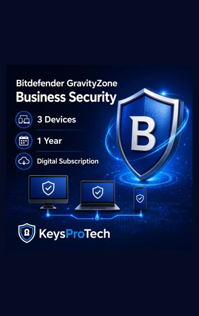 Bitdefender GravityZone Business Security – 3 Device 1 year – Digital Subscription