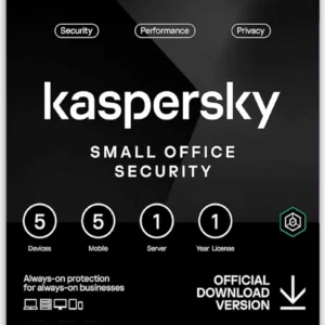 Kaspersky Small Office Security - 5 PC 5 Mobile 1 Server 1 Year - Digital Subscription