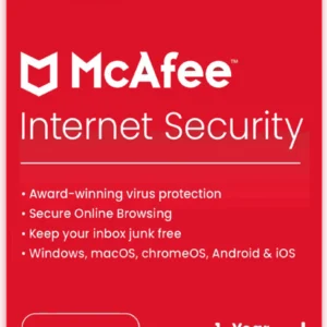 McAfee Internet Security - 1 Device for 1 Year - Digital Subscription