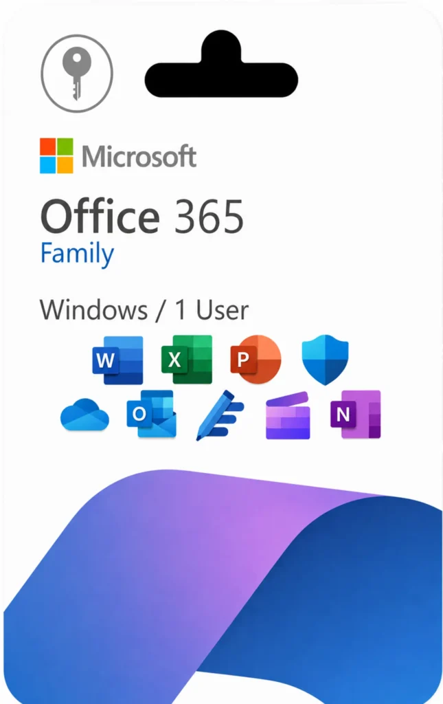 Office 365 Family for 1 User – Digital Subscription