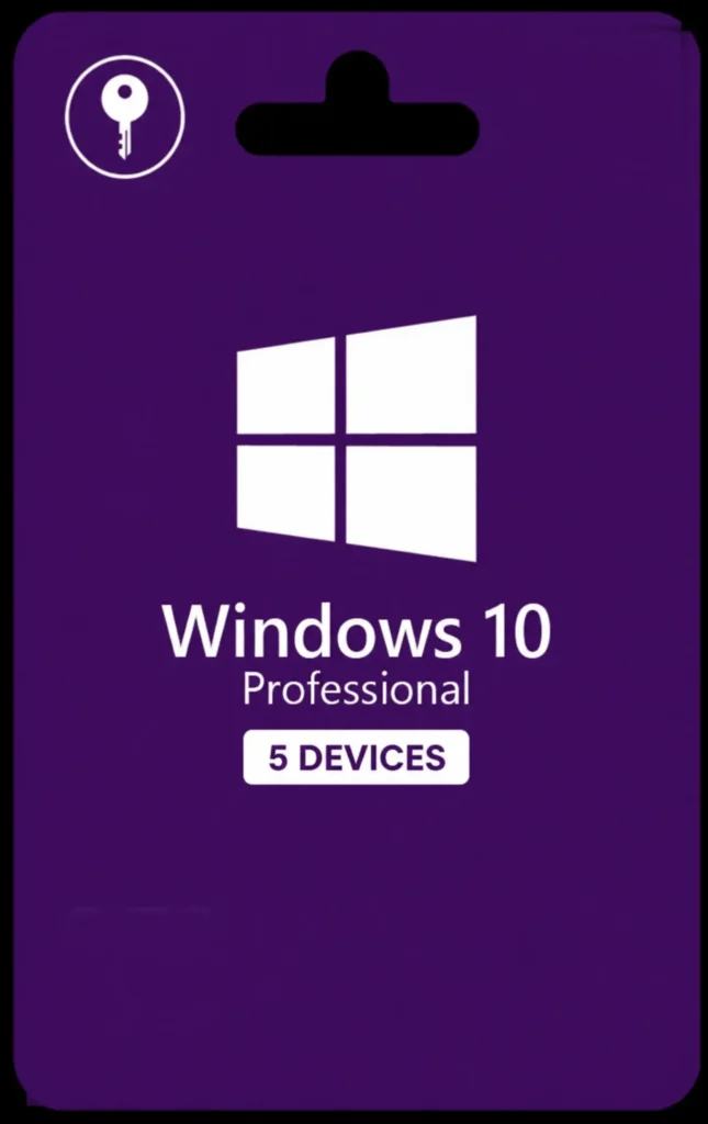 Windows 10 Professional for 5 Devices – Digital Software License