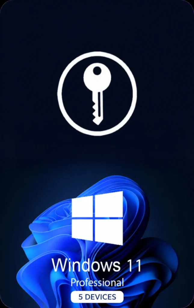 Windows 11 Professional for 5 Devices – Digital Software License