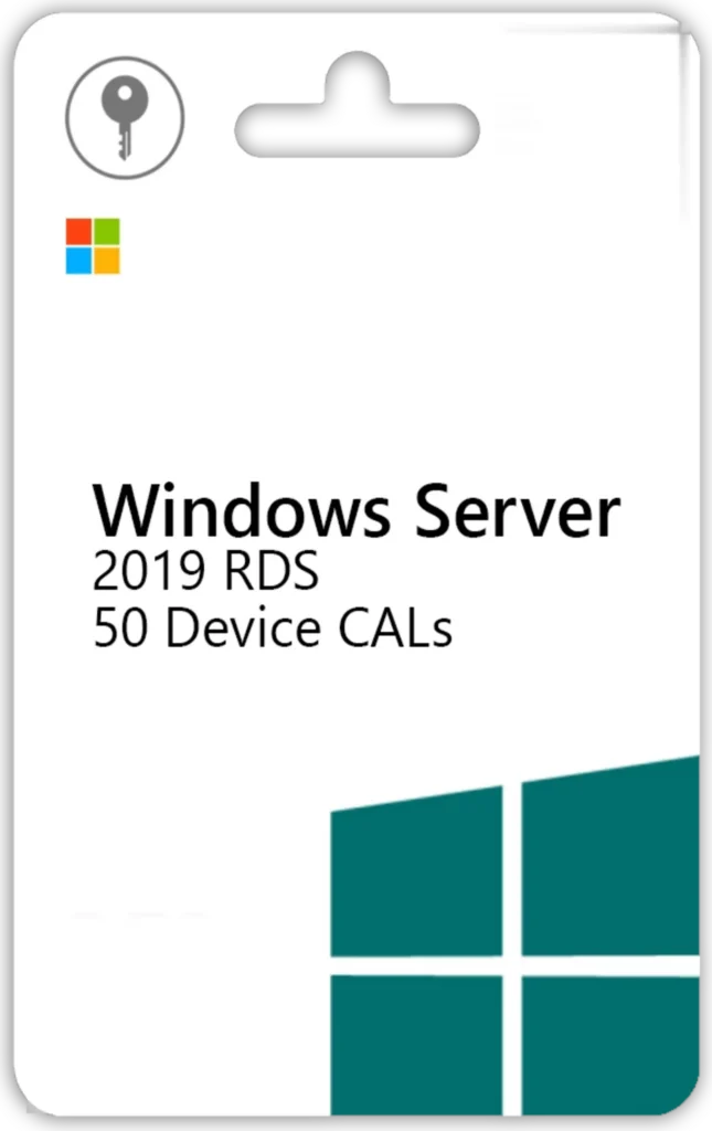 Windows Server 2019 Remote Desktop – 50 Devices CALs – Digital Software License