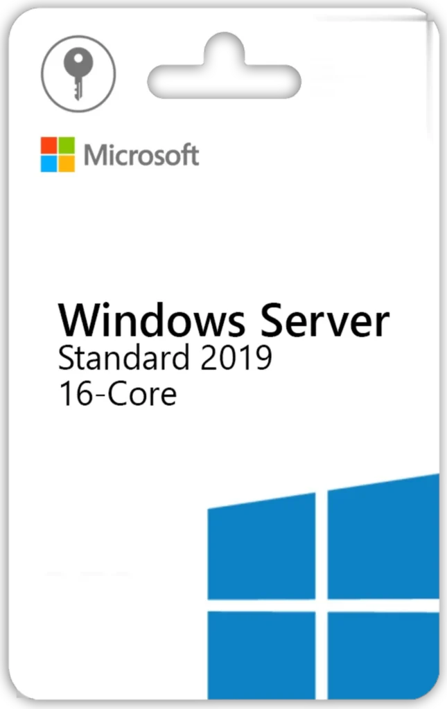 Windows Server 2019 Standard 16 cores – Digital Software License